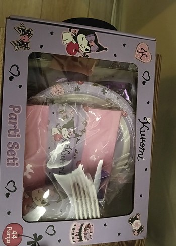 Pembe Pastel Parti Malzemeleri Seti - Görsel 2