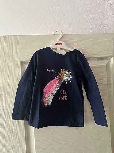 Kız çocuk uzun kollu tshirt