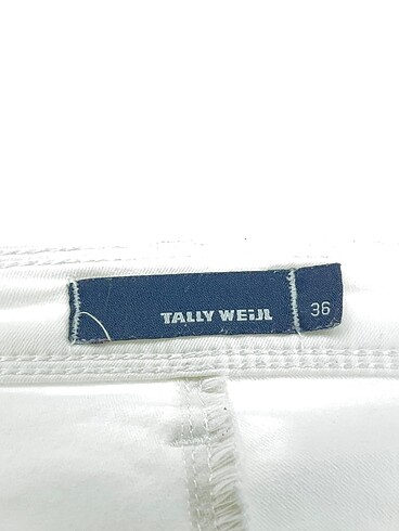 36 Beden beyaz Renk Tally Weijl Jean / Kot %70 İndirimli.