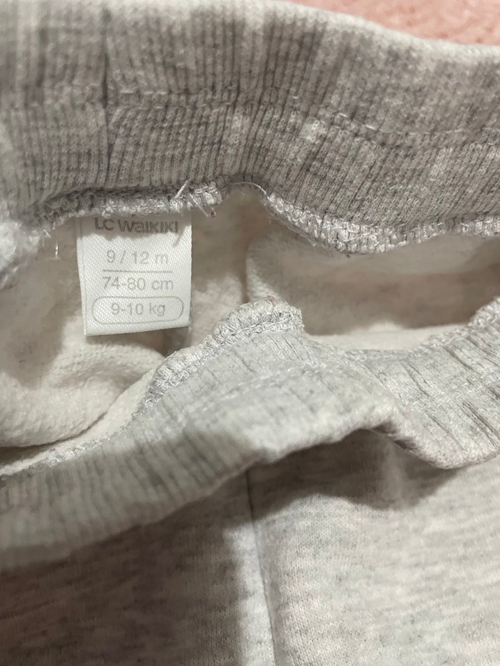 Gri Kız Eşofman Altı, Rahat Kesim - Görsel 2