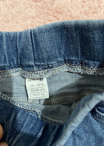 Kız Çocuk Gri Denim Pantolon - Görsel 2