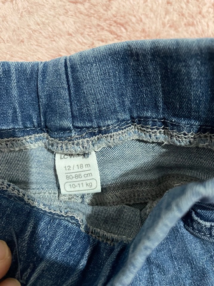 Kız Çocuk Gri Denim Pantolon - Görsel 2