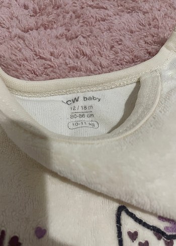 Uzun Kollu Mor Desenli Bebek Kıyafet Takımı - Görsel 2