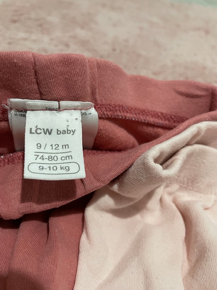 Kız Çocuk Pastel Pamuklu Tayt - Görsel 4