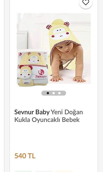 Yenidoğan Beden Bebek havlu