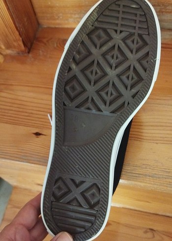 39 Beden Siyah Bağcıklı Kadın Sneakers