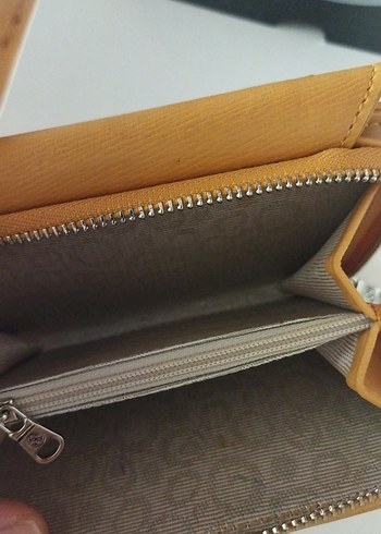 Kamel Renk Deri Kadın Cüzdanı - Görsel 5