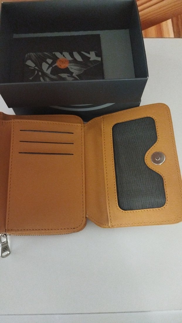 Kamel Renk Deri Kadın Cüzdanı - Görsel 2