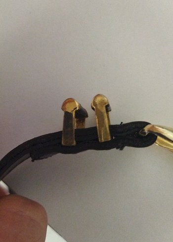 Klasik Kadın Deri Kemer Altın Tokalı - Görsel 3