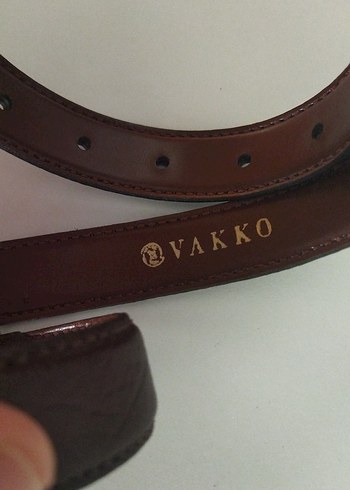 Klasik Kahverengi Kadın Deri Kemer - Görsel 2