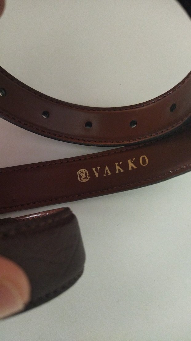 Klasik Kahverengi Kadın Deri Kemer - Görsel 2