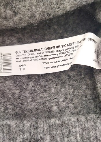 Gri V Yakalı Örgü Kadın Yün Kazak - Görsel 3