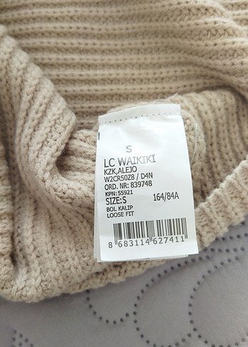 Bej Kadın Triko Sweatshirt - Görsel 5