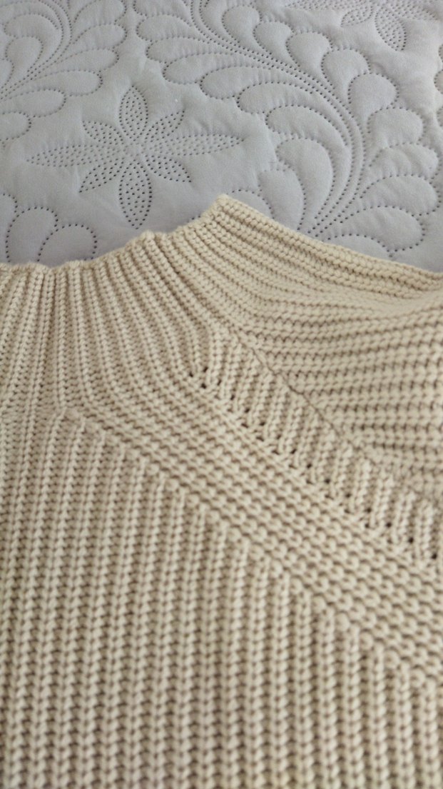 Bej Kadın Triko Sweatshirt - Görsel 4