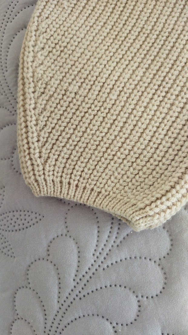 Bej Kadın Triko Sweatshirt - Görsel 3