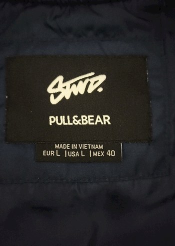 Lacivert Kırık Beyaz Spor Kolej Ceket 40 Beden - Görsel 6