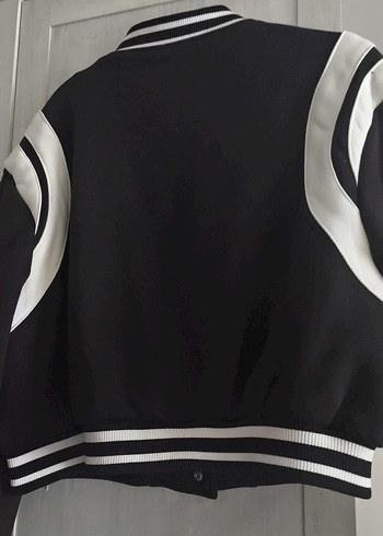 Siyah Kadın Spor Bomber Ceket - Görsel 6