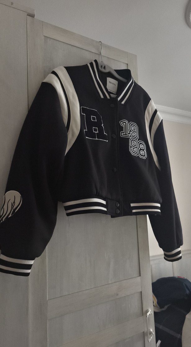 Siyah Kadın Spor Bomber Ceket - Görsel 3