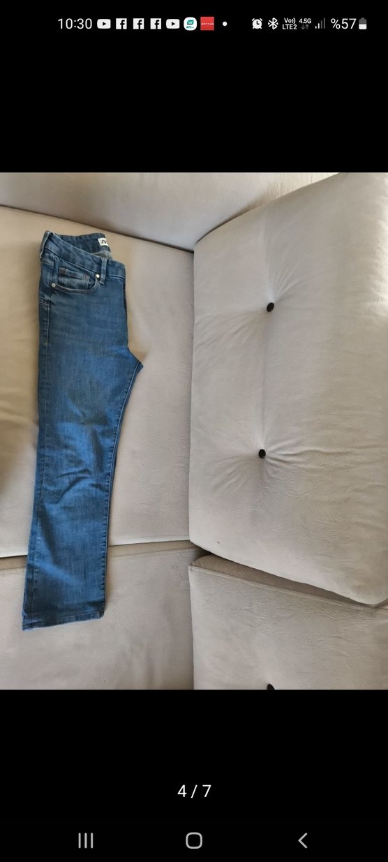 Zara 38 beden jeans pantolon - Görsel 4
