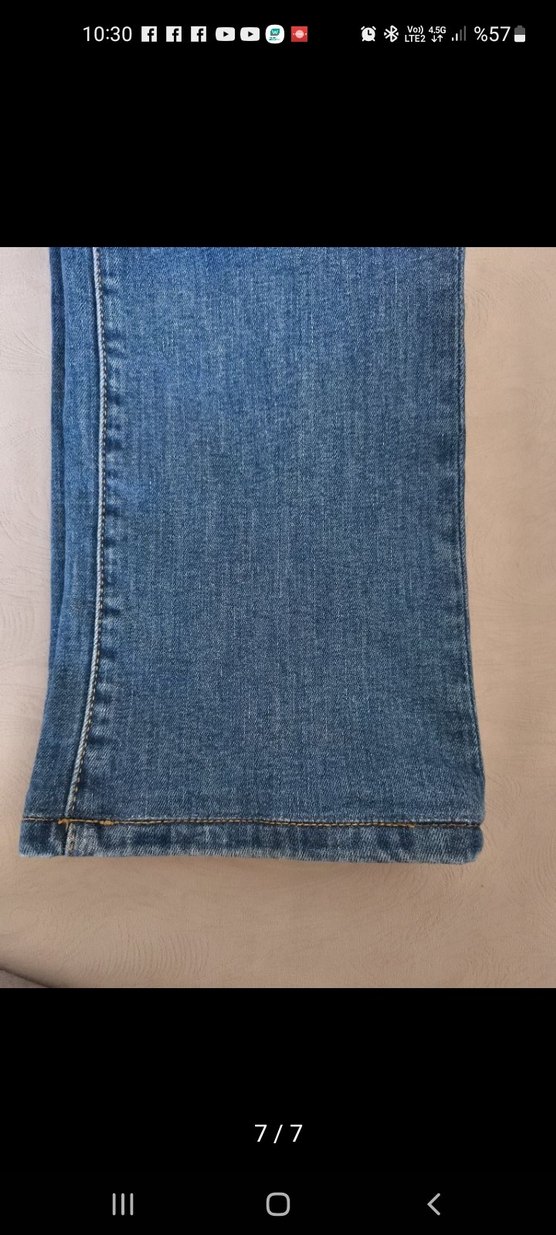 Zara 38 beden jeans pantolon - Görsel 5