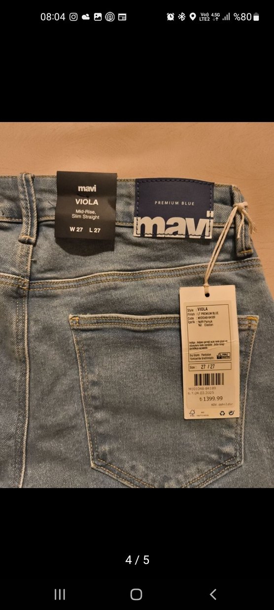 Mavi Jeans VIOLE model Pantolon - Görsel 3