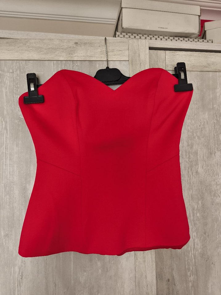 Kırmızı Straplez Mini Büstiyer HomeStore - Görsel 2