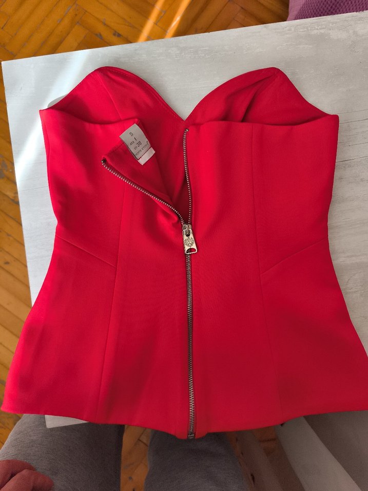 Kırmızı Straplez Mini Büstiyer HomeStore - Görsel 5