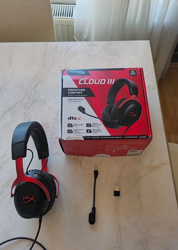 HyperX Cloud III Kablolu Kırmızı Gaming Kulaklık