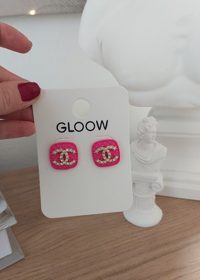 Chanel logolu küpe - Görsel 2