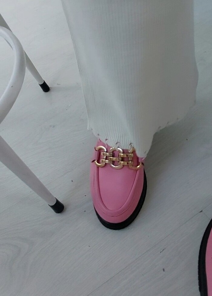 Ekru triko pantolon - Görsel 4