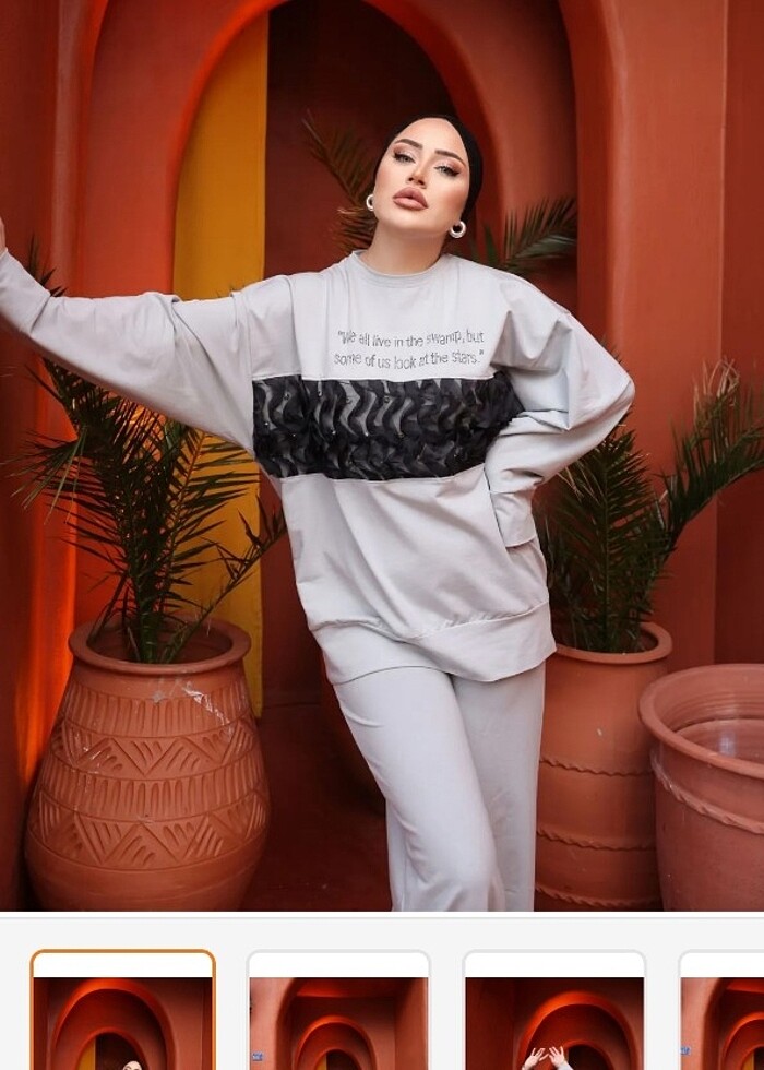 Gri sweat  - Görsel 4