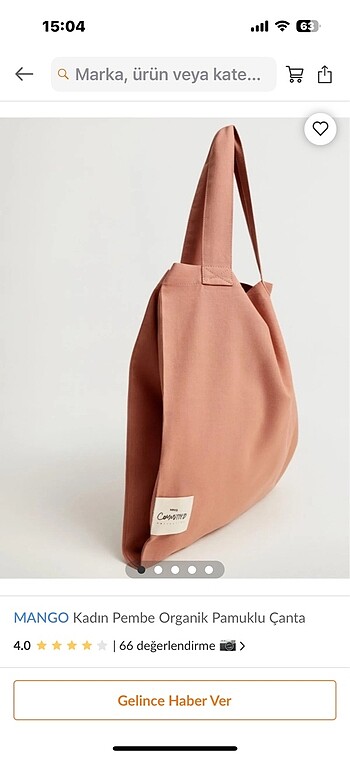 Mango Shopper Çanta