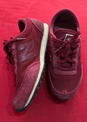 Bordo Kadın Spor Ayakkabı Velcro Detaylı - Görsel 2