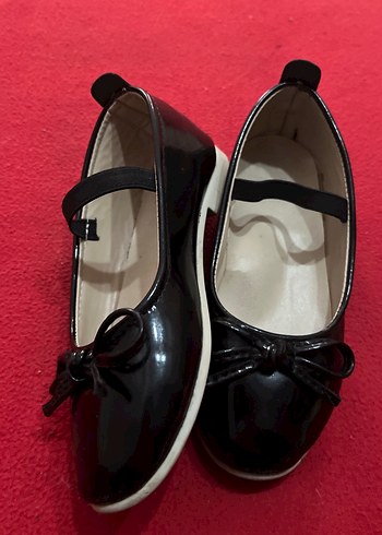 Kız Çocuk Siyah Fiyonk Detaylı Babet - Görsel 4