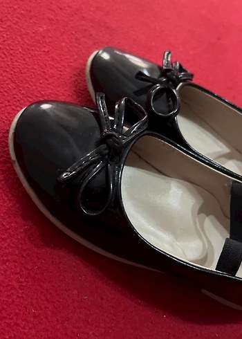 Kız Çocuk Siyah Fiyonk Detaylı Babet - Görsel 3