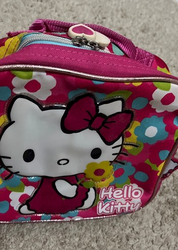 Renkli Hello Kitty Çocuk Beslenme Çantası - Görsel 2