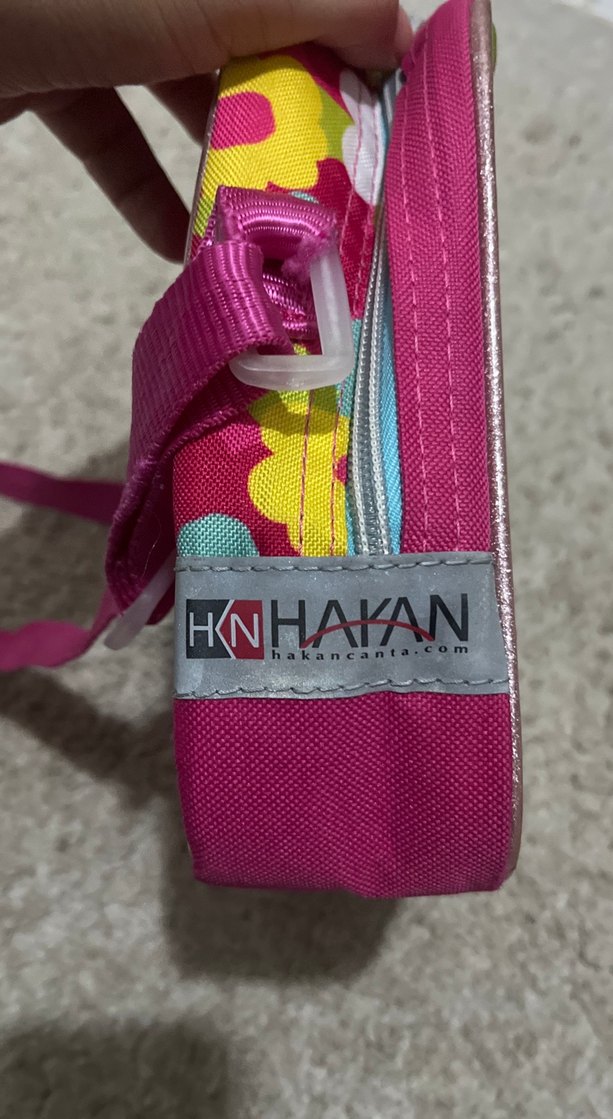 Renkli Hello Kitty Çocuk Beslenme Çantası - Görsel 3