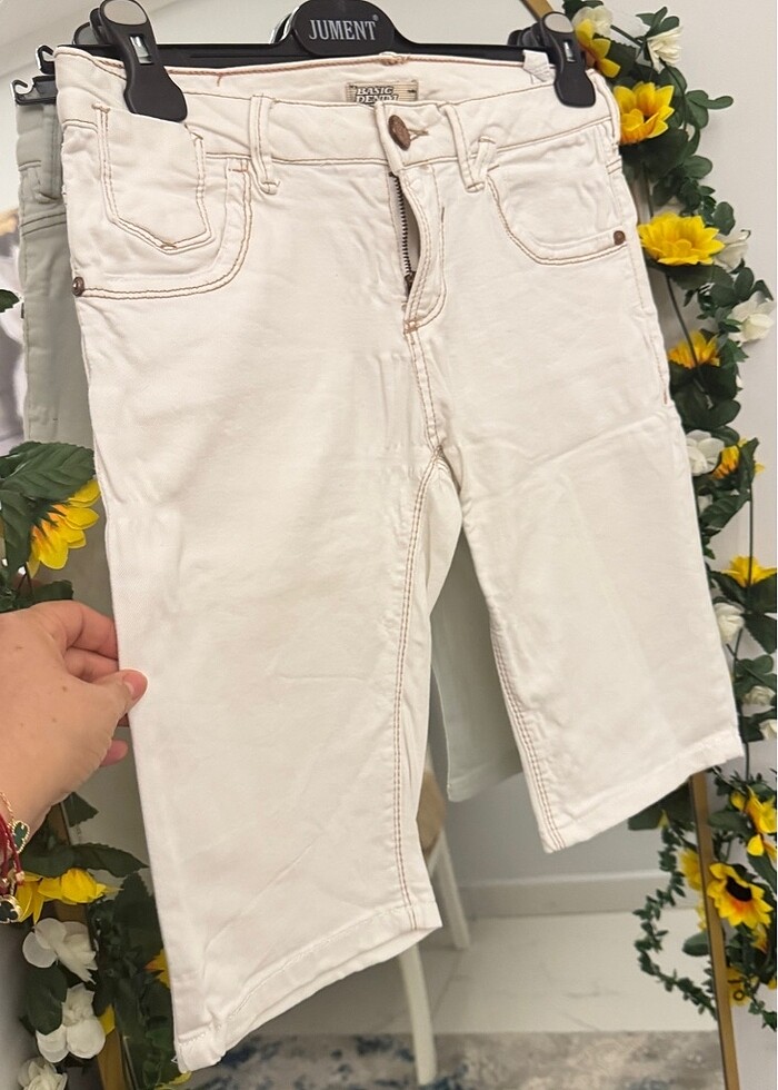 Jean şort - Görsel 3