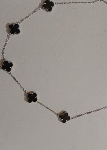Diğer Siyah Zincir Detaylı Gotik Midi Kolye