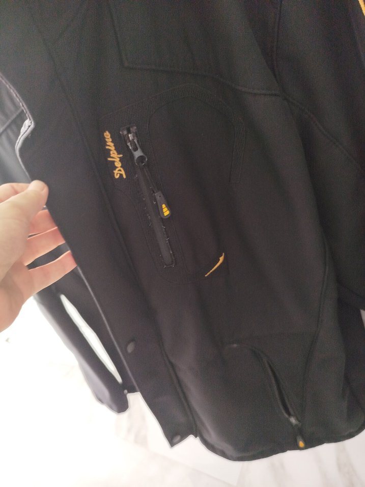 Erkek Siyah Kamuflaj Desenli Kemerli Ceket - Görsel 3