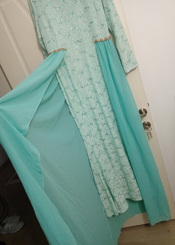 Balık model abiye kuyruklu - Görsel 2