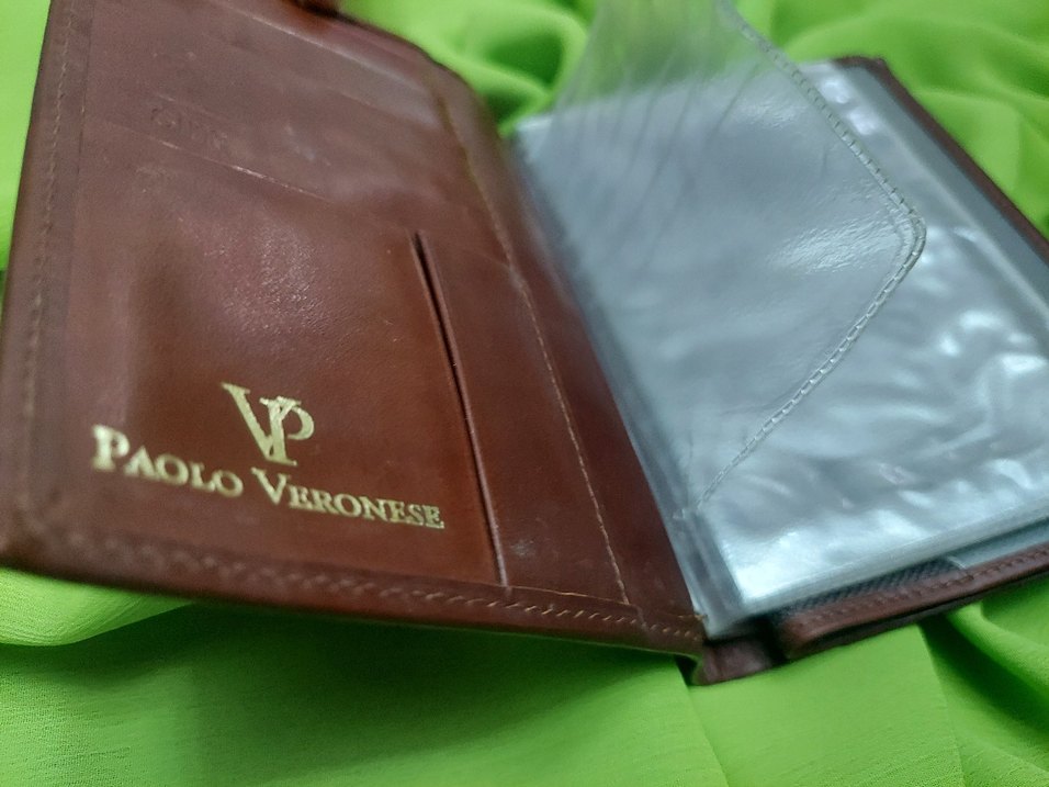 DERİ KARTVİZİT KİMLİK CÜZDANI İTALYAN PAOLO VERONESE - Görsel 2