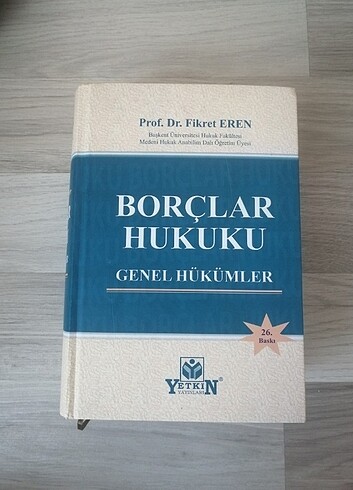 Borçlar Hukuku Genel Hükümler Fikret Eren 