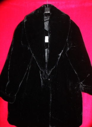 SİYAH KÜRK PELUŞ/MADE İN İTALY (64811)MDGD