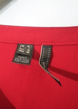 xl Beden XL Beden Mango Suit Mükemmel Kırmızı Renk Elbise (13135)mdgd