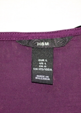 l Beden H&M L Beden Karanlık Eflatun (1045) MDGD