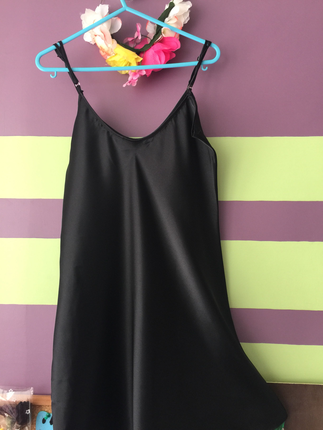 Lingerie saten elbise