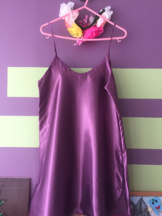Saten askılı lingeriee