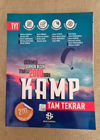 Bilgi Sarmal TYT Kamp Tam Tekrar Soru Kitabı
