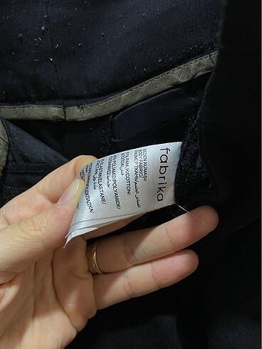 xs Beden #fabrika siyah kumaş pantolon